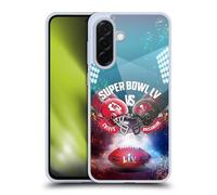 Head Case Designs Officially Licensed NFL Kansas City Chiefs vs Tampa Bay Buccaneers 2021 Super Bowl 55 Versus Gel Case [Military Grade Protection] Compatible With Samsung Galaxy A36 5G