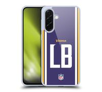 Head Case Designs Officially Licensed NFL LB Purple Minnesota Vikings Positions & Logo Gel Case [Military Grade Protection] Compatible With Samsung Galaxy A36 5G