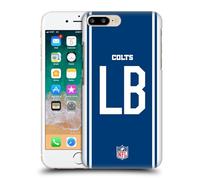 Head Case Designs Officially Licensed NFL LB Royal Indianapolis Colts Positions & Logo Hard Back Case Compatible With Apple iPhone 7 Plus/iPhone 8 Plus