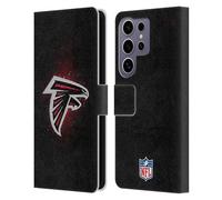 Head Case Designs Officially Licensed NFL LED Atlanta Falcons Artwork Leather Wallet Case Compatible with Samsung Galaxy S25 Ultra