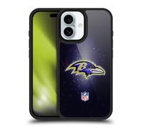 Head Case Designs Officially Licensed NFL LED Baltimore Ravens Artwork Gel Armour Case [Military Grade Protection] Compatible With Apple iPhone 16
