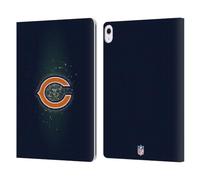 Head Case Designs Officially Licensed NFL LED Chicago Bears Artwork Leather Wallet Case Compatible With Apple iPad Air 13 2024/2025