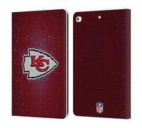 Head Case Designs Officially Licensed NFL LED Kansas City Chiefs Artwork Leather Wallet Case Compatible With Apple iPad 9.7 2017 / iPad 9.7 2018