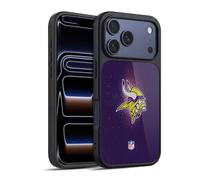 Head Case Designs Officially Licensed NFL LED Minnesota Vikings Artwork Gel Armour Case [Military Grade Protection] Compatible With Apple iPhone 17 Pro