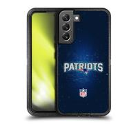 Head Case Designs Officially Licensed NFL LED New England Patriots Artwork Ultra-Armoured Shockproof Case Compatible With Samsung Galaxy S22+ 5G