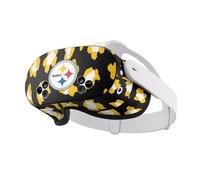 Head Case Designs Officially Licensed NFL Leopard Pittsburgh Steelers Vinyl Sticker Skin Decal Cover Compatible With Meta Quest 3S