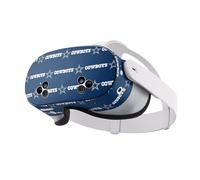 Head Case Designs Officially Licensed NFL Logo Dallas Cowboys Vinyl Sticker Skin Decal Cover Compatible With Meta Quest 3S