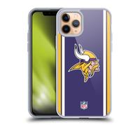 Head Case Designs Officially Licensed NFL Logo Minnesota Vikings Positions & Logo Gel Case [Military Grade Protection] Compatible with Apple iPhone 11 Pro and Compatible with MagSafe