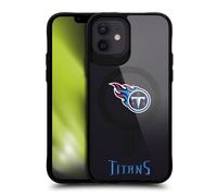 Head Case Designs Officially Licensed NFL Logo Tennessee Titans Black Shockproof Bumper Case [Military Grade Protection] Compatible with Apple iPhone 12 / iPhone 12 Pro and Compatible with MagSafe