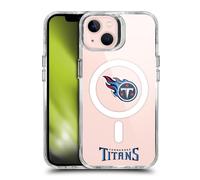 Head Case Designs Officially Licensed NFL Logo Tennessee Titans Shockproof Bumper Case [Military Grade Protection] Compatible with Apple iPhone 13 and Compatible with MagSafe