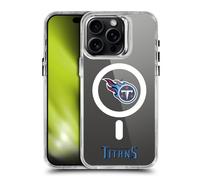 Head Case Designs Officially Licensed NFL Logo Tennessee Titans Shockproof Bumper Case [Military Grade Protection] Compatible with Apple iPhone 15 Pro Max and Compatible with MagSafe