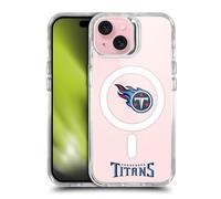Head Case Designs Officially Licensed NFL Logo Tennessee Titans Shockproof Bumper Case [Military Grade Protection] Compatible with Apple iPhone 15 and Compatible with MagSafe