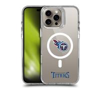 Head Case Designs Officially Licensed NFL Logo Tennessee Titans Shockproof Bumper Case [Military Grade Protection] Compatible with Apple iPhone 16 Pro Max and Compatible with MagSafe