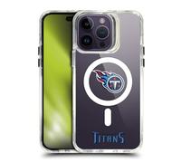 Head Case Designs Officially Licensed NFL Logo Tennessee Titans Shockproof Bumper Case [Military Grade Protection] Compatible with Apple iPhone 14 Pro Max and Compatible with MagSafe