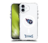Head Case Designs Officially Licensed NFL Logo Tennessee Titans Shockproof Bumper Case [Military Grade Protection] Compatible with Apple iPhone 16 Plus and Compatible with MagSafe