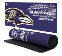 Head Case Designs Officially Licensed NFL Logotype Baltimore Ravens 37.4 x 15.75 x 0.16 inches (900 x 400 mm) - XL Gaming Office Desk PC Keyboard Mouse Mat Pad