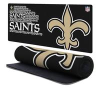 Head Case Designs Officially Licensed NFL Logotype New Orleans Saints 37.4 x 15.75 x 0.16 inches (900 x 400 mm) - XL Gaming Office Desk PC Keyboard Mouse Mat Pad