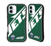 Head Case Designs Officially Licensed NFL London Jets 2024 International Games Hybrid Case Compatible With Apple iPhone 16 Plus