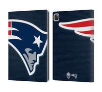 Head Case Designs Officially Licensed NFL London Patriots 2024 International Games Leather Wallet Case Compatible With Apple iPad Pro 12.9 2020/2021/2022