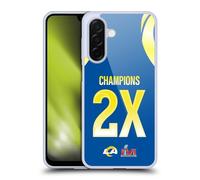 Head Case Designs Officially Licensed NFL Los Angeles Rams Jersey 2022 Super Bowl LVI Champions Gel Case [Military Grade Protection] Compatible With Samsung Galaxy A26 5G