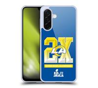 Head Case Designs Officially Licensed NFL Los Angeles Rams Plain 2022 Super Bowl LVI Champions Gel Case [Military Grade Protection] Compatible With Samsung Galaxy A26 5G