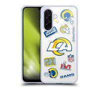 Head Case Designs Officially Licensed NFL Los Angeles Rams Stickers 2022 Super Bowl LVI Champions Gel Case [Military Grade Protection] Compatible With Samsung Galaxy A26 5G
