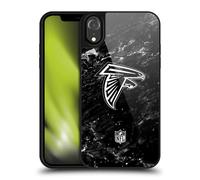 Head Case Designs Officially Licensed NFL Marble Atlanta Falcons Artwork Gel Armour Case [Military Grade Protection] Compatible With Apple iPhone XR
