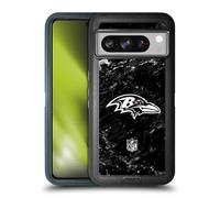 Head Case Designs Officially Licensed NFL Marble Baltimore Ravens Artwork Ultra-Armoured Shockproof Case Compatible With Google Pixel 8 Pro
