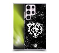 Head Case Designs Officially Licensed NFL Marble Chicago Bears Artwork Hard Back Case Compatible With Samsung Galaxy S23 Ultra 5G
