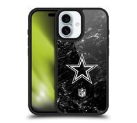Head Case Designs Officially Licensed NFL Marble Dallas Cowboys Artwork Gel Armour Case [Military Grade Drop Protection] Compatible With Apple iPhone 16