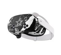 Head Case Designs Officially Licensed NFL Marble Dallas Cowboys Vinyl Sticker Skin Decal Cover Compatible With Meta Quest 3S