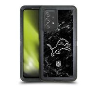 Head Case Designs Officially Licensed NFL Marble Detroit Lions Artwork Ultra-Armoured Shockproof Case Compatible With Galaxy A52 / A52s / 5G (2021)