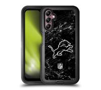 Head Case Designs Officially Licensed NFL Marble Detroit Lions Artwork Ultra-Armoured Shockproof Case Compatible With Samsung Galaxy A14 5G