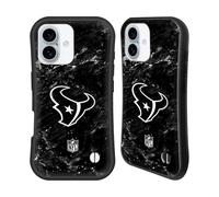 Head Case Designs Officially Licensed NFL Marble Houston Texans Artwork Hybrid Case Compatible With Apple iPhone 16