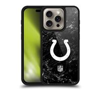 Head Case Designs Officially Licensed NFL Marble Indianapolis Colts Artwork Gel Armour Case [Military Grade Drop Protection] Compatible With Apple iPhone 16 Pro