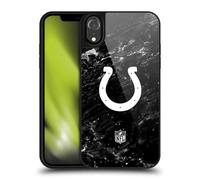 Head Case Designs Officially Licensed NFL Marble Indianapolis Colts Artwork Gel Armour Case [Military Grade Drop Protection] Compatible With Apple iPhone XR