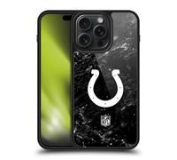 Head Case Designs Officially Licensed NFL Marble Indianapolis Colts Artwork Gel Armour Case [Military Grade Drop Protection] Compatible With Apple iPhone 15 Pro Max