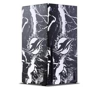 Head Case Designs Officially Licensed NFL Marble Miami Dolphins Game Console Wrap Case Cover Compatible With Xbox Series X