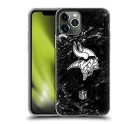 Head Case Designs Officially Licensed NFL Marble Minnesota Vikings Artwork Gel Case [Military Grade Protection] Compatible With Apple iPhone 11 Pro