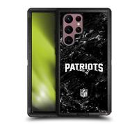Head Case Designs Officially Licensed NFL Marble New England Patriots Artwork Ultra-Armoured Shockproof Case Compatible With Samsung Galaxy S22 Ultra 5G
