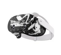 Head Case Designs Officially Licensed NFL Marble New England Patriots Vinyl Sticker Skin Decal Cover Compatible With Meta Quest 3S