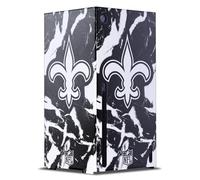 Head Case Designs Officially Licensed NFL Marble New Orleans Saints Game Console Wrap Case Cover Compatible With Xbox Series X