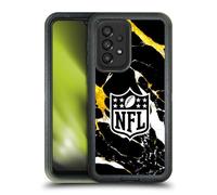 Head Case Designs Officially Licensed NFL Marble Shield Ultra-Armoured Shockproof Case [Military Grade Protection] Compatible With Galaxy A33 5G (2022)