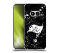 Head Case Designs Officially Licensed NFL Marble Tampa Bay Buccaneers Artwork Gel Case [Military Grade Protection] Compatible With Nothing Phone (2a)