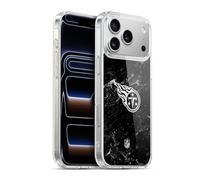 Head Case Designs Officially Licensed NFL Marble Tennessee Titans Artwork Gel Case [Military Grade Protection] Compatible with Apple iPhone 17 Pro Max and Compatible with MagSafe