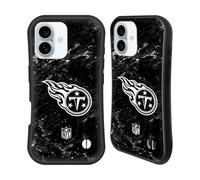 Head Case Designs Officially Licensed NFL Marble Tennessee Titans Artwork Hybrid Case Compatible With Apple iPhone 16