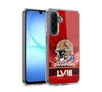 Head Case Designs Officially Licensed NFL NFC Helmet 49ers 2024 Division Champions Gel Case [Military Grade Protection] Compatible With Samsung Galaxy A17 4G / 5G