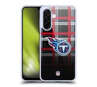 Head Case Designs Officially Licensed NFL Ombre Black Plaid Tennessee Titans Art Gel Case [Military Grade Protection] Compatible With Samsung Galaxy A26 5G