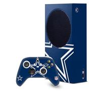 Head Case Designs Officially Licensed NFL Oversize Dallas Cowboys Game Console Wrap and Game Controller Skin Bundle Compatible With Xbox Series S