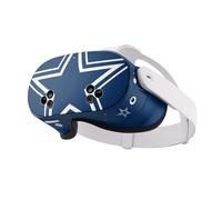 Head Case Designs Officially Licensed NFL Oversize Dallas Cowboys Vinyl Sticker Skin Decal Cover Compatible With Meta Quest 3S